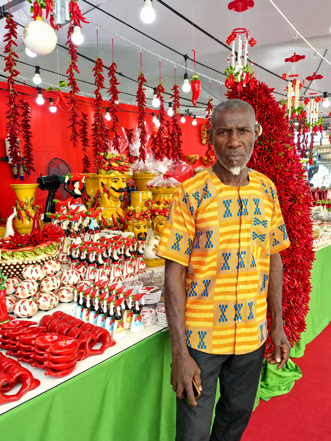 Marché agricole, piments
